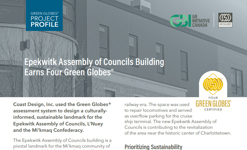 Download the GBI Canada Project Profile for Epekwitk Assembly of Councils Building